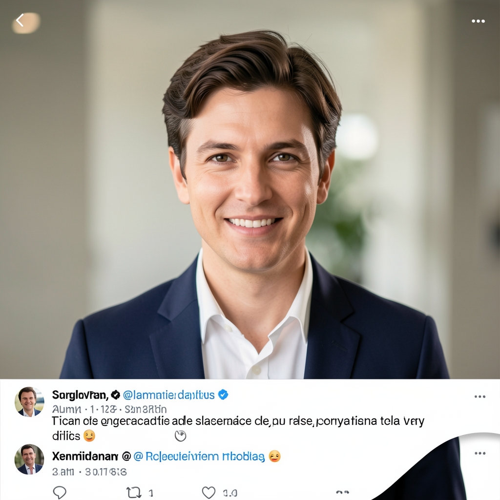 Pantalla de computadora mostrando titular falso con marca de verificación cruzada, campaña de desinformación digital